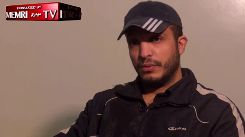 Sayyaf Sharif Daoud, a captured ISIS fighter who holds Israeli citizenship, speaks to BBC Arabic correspondent Feras Kilani on July 16, 2019. (MEMRI)
