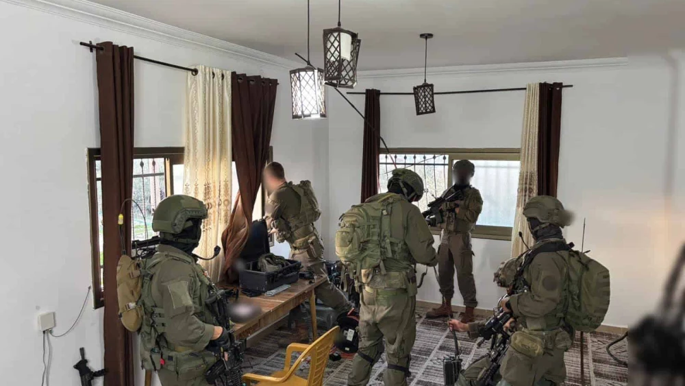 Israeli forces launch operations in Qabatiya in Samaria following a deadly terror attack in northern Israel, Dec. 26, 2025. Credit: IDF.