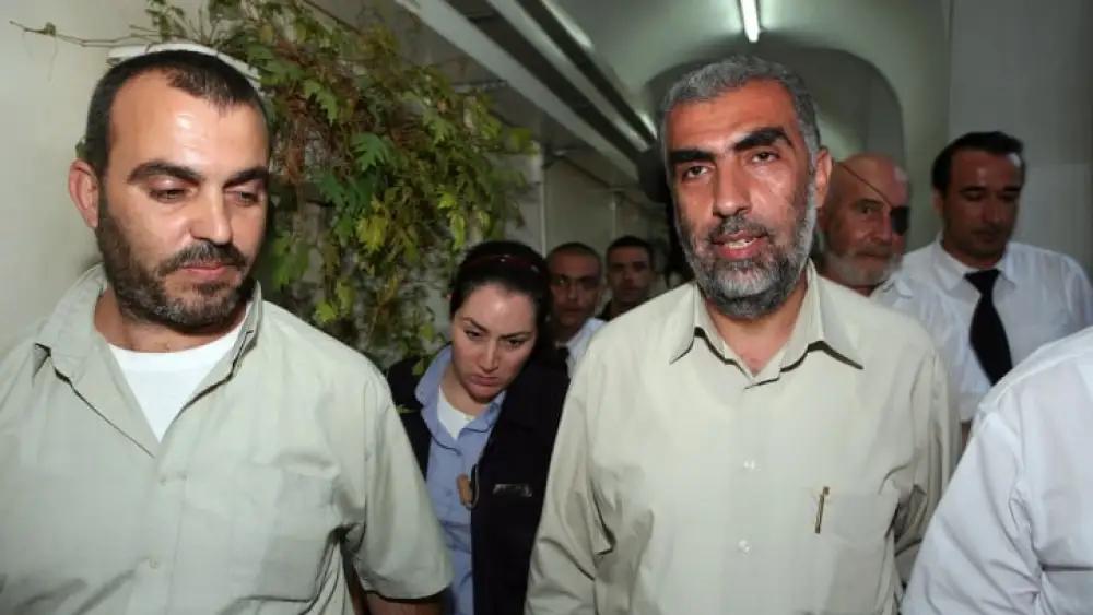 The Islamic Movement in Israel's Kamal Khatib arrives at the Jerusalem Magistrate's Court after police arrested him for provoking riots on the Temple Mount, Oct. 4, 2009. Photo by Matanya Tausig/Flash90.
