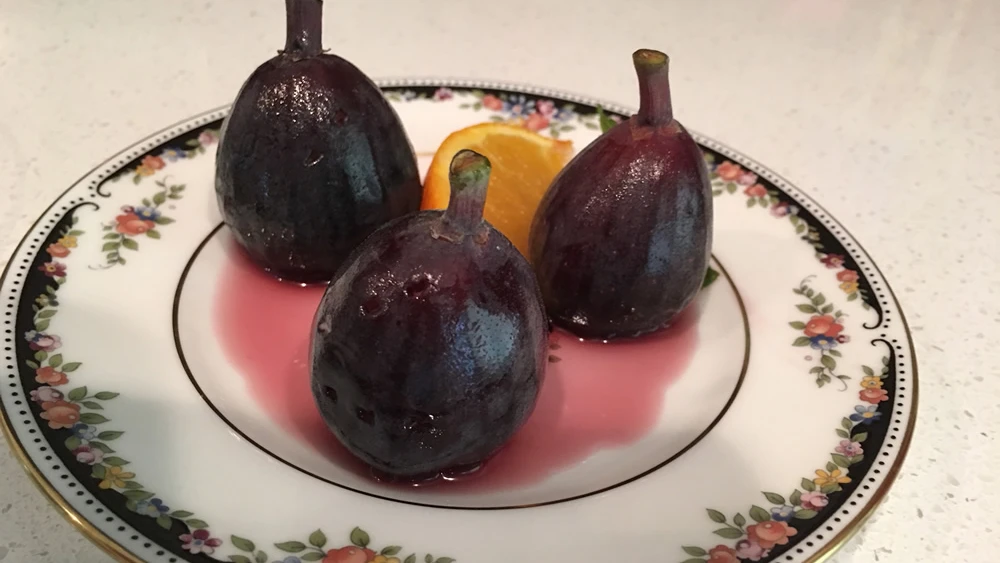 Wine-Steeped Figs. Credit: Ethel G. Hofman.