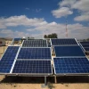 A photovoltaic array at the National Solar Energy Center, Jacob Blaustein Institutes for Desert Research, in the Negev Desert of Israel. Credit: David Shankbone.