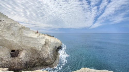 The white cliffs of Rosh Hanikra. Photo by Noam Chen.