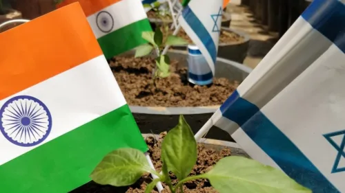 Relations between India and Israel have flourished for 30 years. Credit: Israeli Embassy in India.