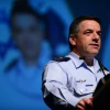 Israel Air Force Commander Maj. Gen. Amikam Norkin speaks at the Israel Aviation Conference on May 2, 2018. Photo by Tomer Neuberg/Flash90.