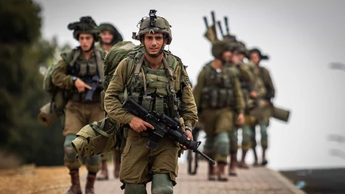 Israeli security forces patrol the southern Israeli city of Sderot, Oct. 11, 2023. Credit: Oren Ben Hakoon/Flash90.
