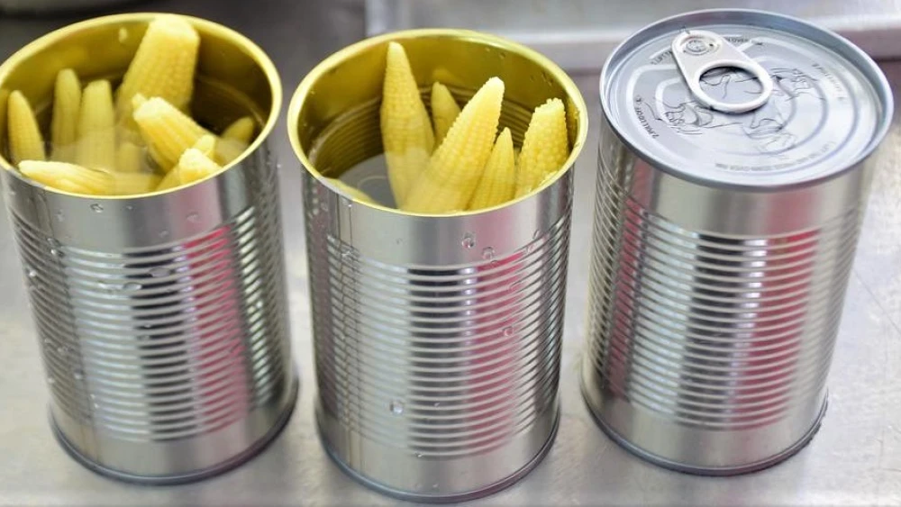 Canned baby corn. Credit: Pixaby.