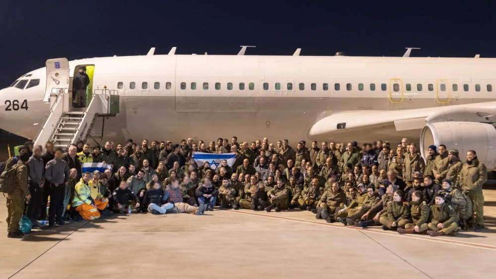 The Israel Defense Forces dispatches a 150-strong search-and-rescue team to earthquake-stricken southeastern Turkey, Feb. 6, 2023. Credit: IDF.
