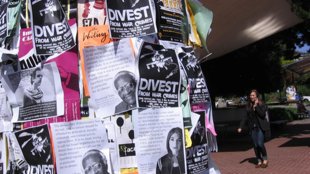 Jewish students face a climate of anti-Israel intimidation on several California campuses, including from UC Berkeley SJP. Credit: Students for Justice in Palestine at University of California, Berkeley.