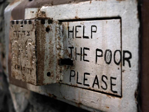 Charity box, tzedakah, donation
