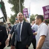Temporary Minister of Justice and the only gay member of the Likud Party, Amir Ochana, attends the annual Gay Pride Parade in Jerusalem on June 6, 2019. Photo by Noam Revkin Fenton/Flash90.