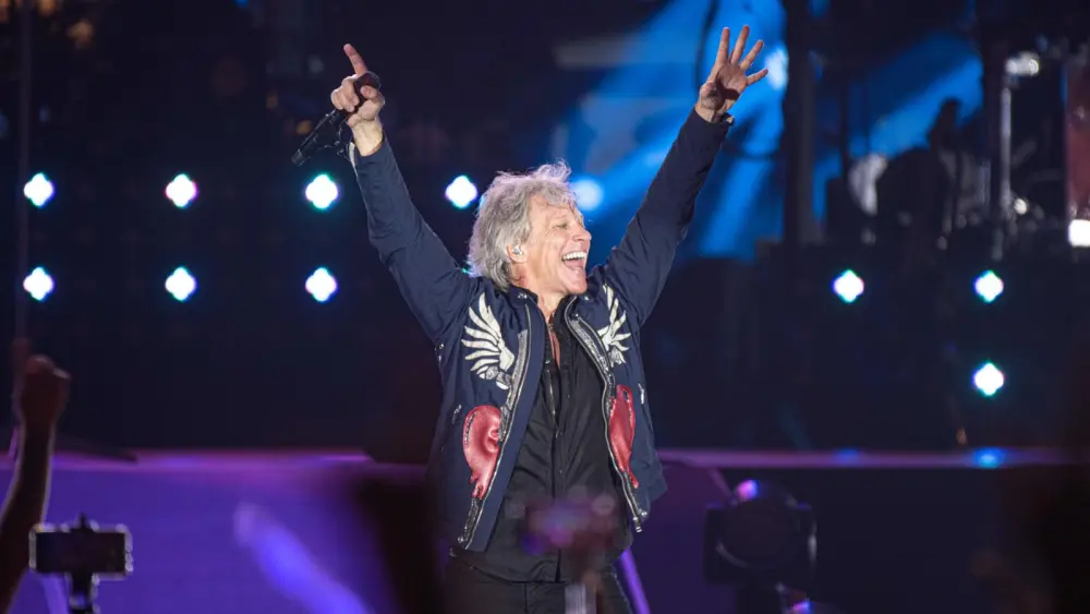 Jon Bon Jovi performs in Tel Avivon July 25, 2019. Courtesy: Live Nation.