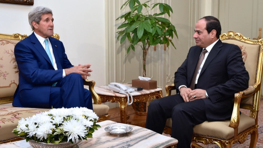 Egyptian President Abdel Fattah el-Sisi with U.S. Secretary of State John Kerry in July 2014. Credit: U.S. State Department.
