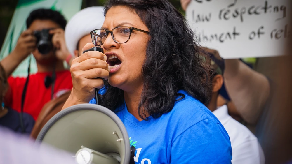 Rashida Tlaib in 2018. Photo by Stephanie Kenner/Shutterstock.