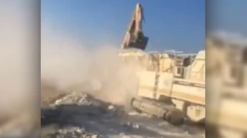 The damage caused to Prophet Joshua's altar on Mount Ebal. Source: Screenshot.