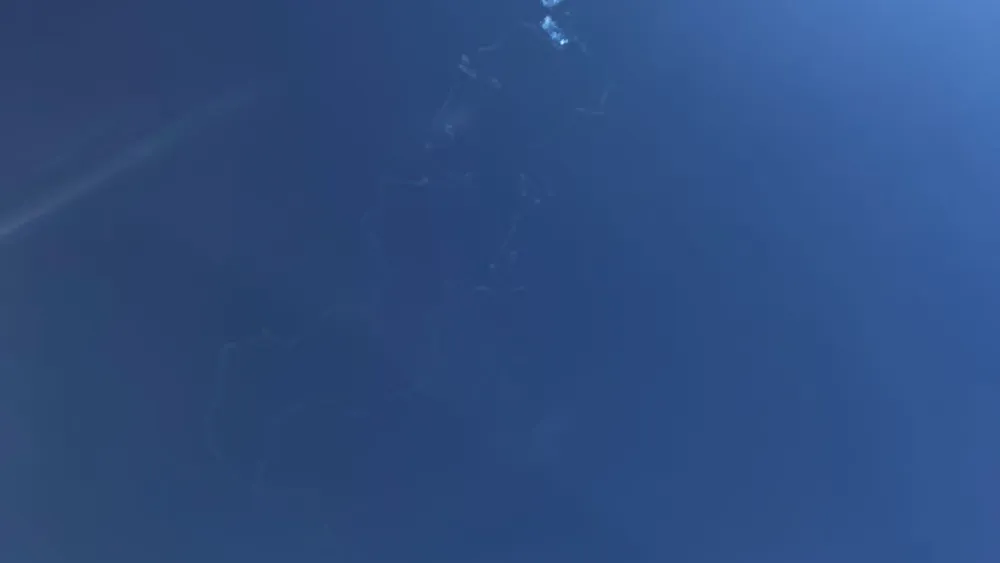 The Iron Dome air-defense system intercepts an enemy rocket over Tel Aviv on May 10, 2023. Photo by Tamir Daniel Valent/TPS.