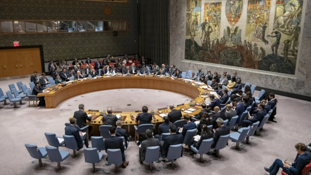 A U.N. Security Council meeting on Iran in New York City on Dec. 12, 2018. Credit: U.S. State Department Photo by Ron Przysucha/Public Domain.