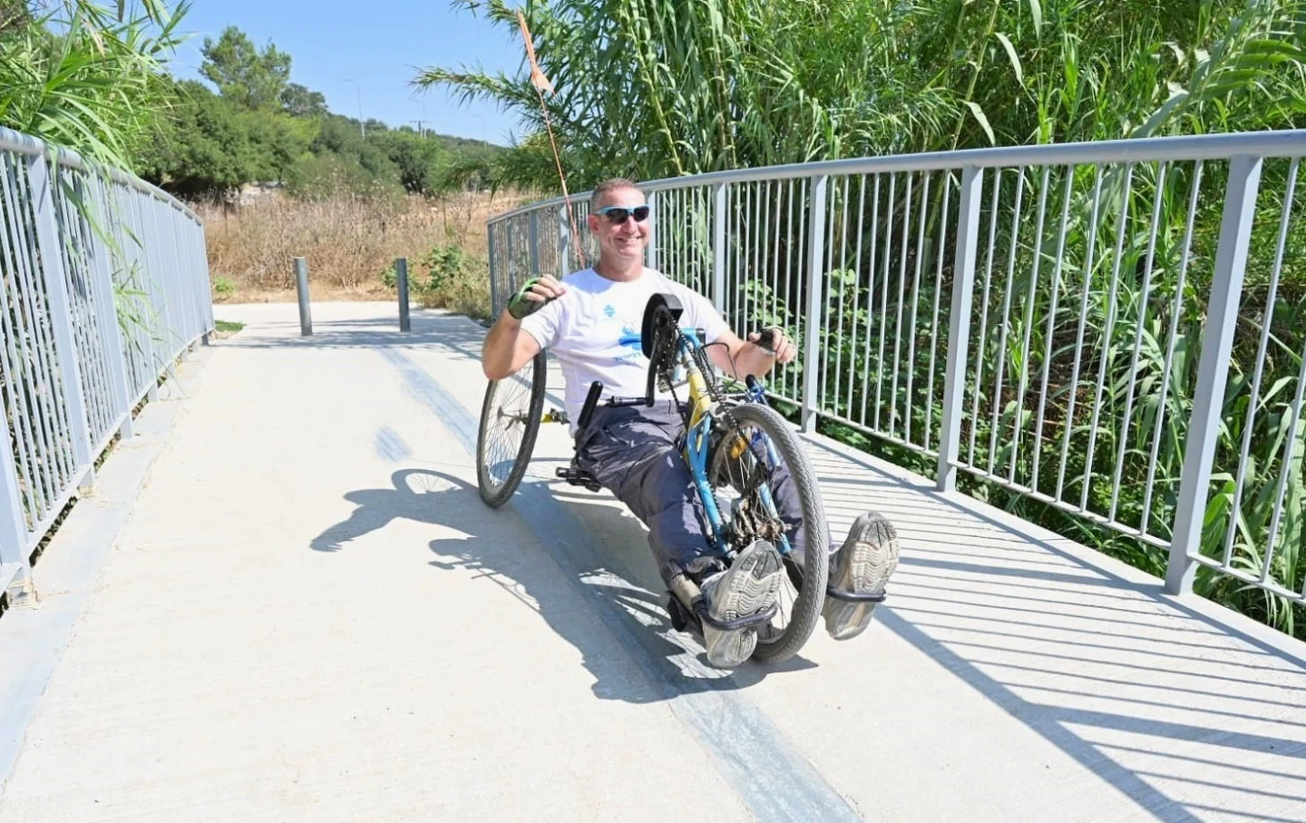 The new Tzippori River Trail in northern Israel is accessible for people with disabilities, senior citizens, families with strollers and others, August 2026. Credit: Michael Huri, KKL-JNF.