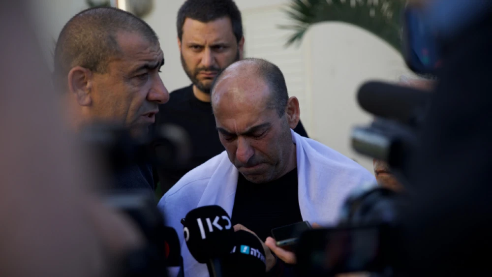 Eddie Fero, the uncle of Tiran Fero, who was killed in a car accident in Jenin and whose body was kidnapped by Palestinian gunmen. in Daliyat al-Karmel on Nov. 23, 2022. Photo by Shir Torem/Flash90.