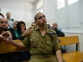 Elor Azaria during a hearing at a military court in Tel Aviv, April 14, 2016. Photo by Flash90.