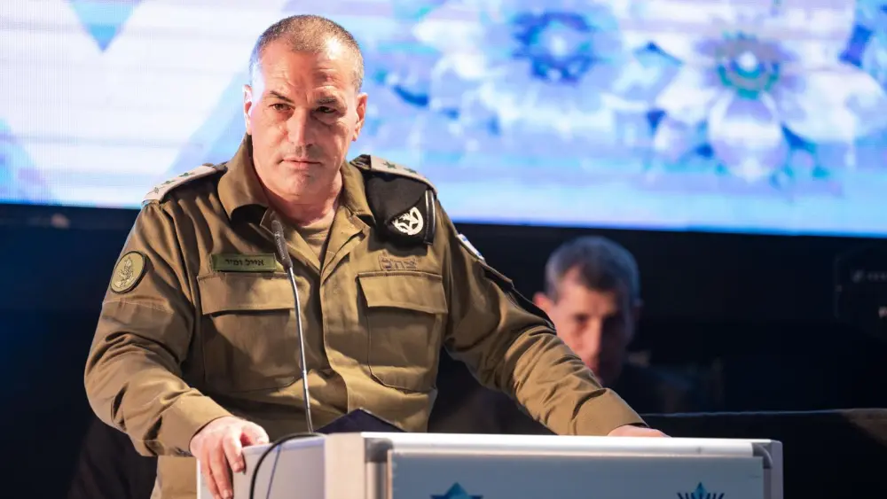 IDF Chief of the General Staff Lt. Gen. Eyal Zamir speaks said at a recognition event for IDF troops and security forces, on Sept. 3, 2026. Credit: IDF.
