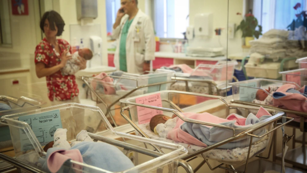 Babies at Shaare Zedek Medical Center in Jerusalem, Jan. 5, 2015. Photo by Hadas Parush/Flash 90.
