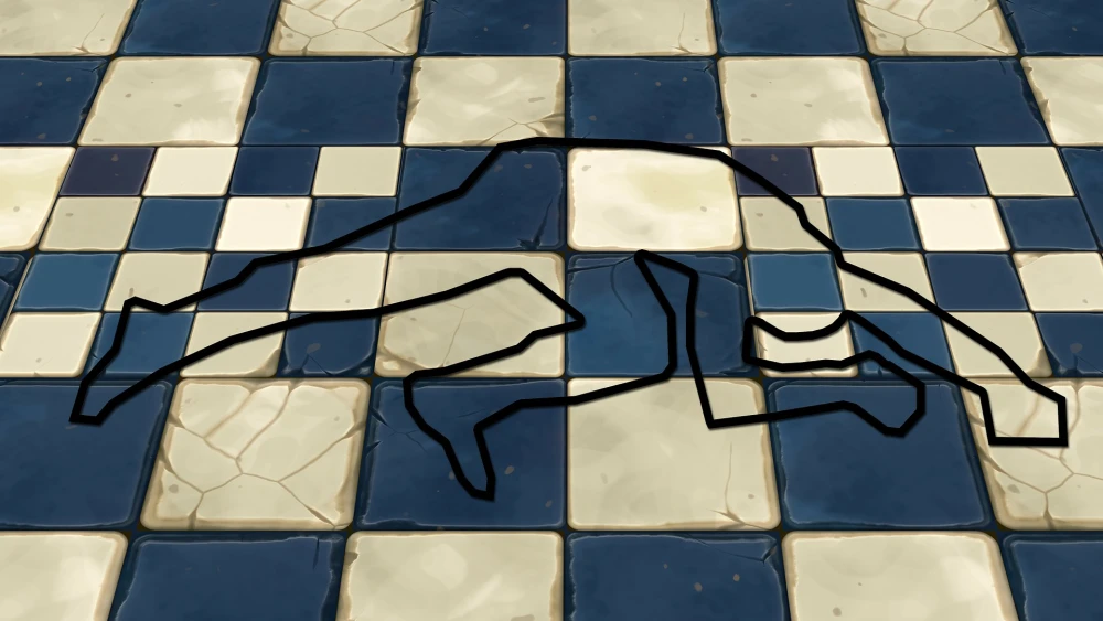 Crime scene drawing on floor. Credit: geralt/Pixabay.