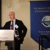 Amnesty International USA executive director Paul O'Brien addresses the Women’s National Democratic Club, Washington, D.C., on March 9, 2022. Source: Twitter.