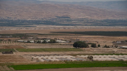 View of the Jordan valley on June 17, 2020. Photo by Yaniv Nadav/Flash90.