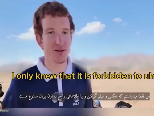 A screenshot of a video that the Mehr news agency said was of Marek Keufman taken in or after 2024. Photi Credit: the Mehr News Agency.
