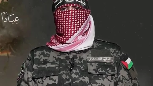 Hamas propaganda chief Abu Obeida. Source: Screenshot.