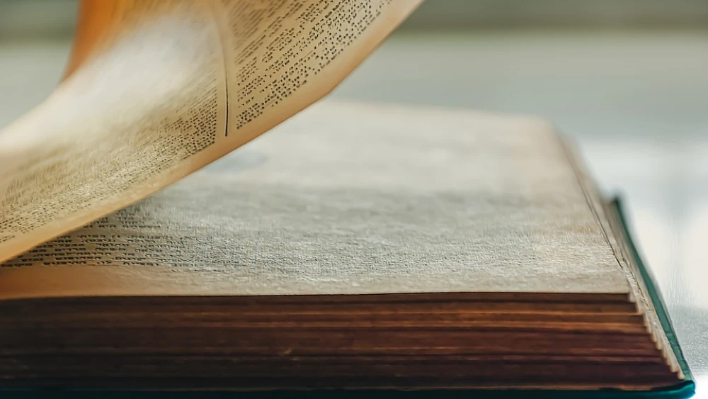 Hebrew book. Credit: Pixabay.