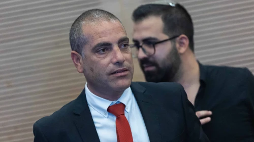 Knesset House Committee Chairman Ofir Katz during a committee meeting, June 30, 2025. Photo by Yonatan Sindel/Flash90.