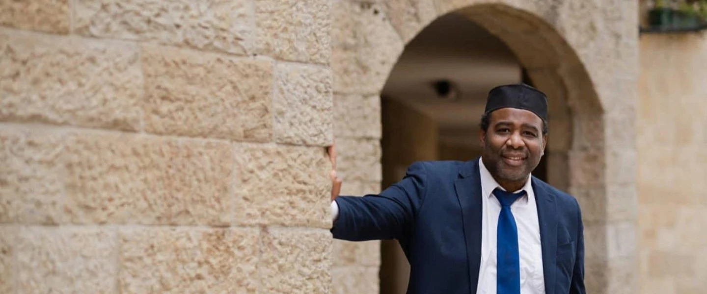 Rabbi Mordechai Yosef Ben Abraham in Jerusalem. Credit: Courtesy.