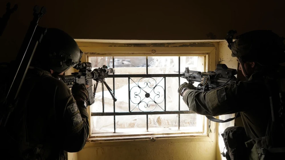 Israeli forces operating in the Gaza Strip, Feb. 10, 2024. Credit: IDF.