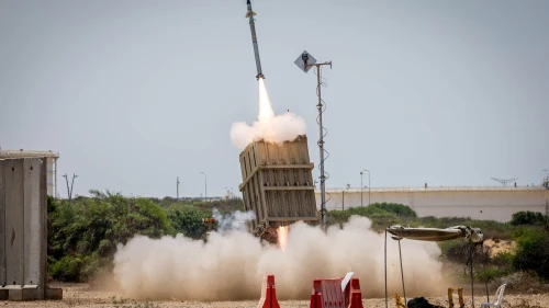 Iron Dome battery in Ashkelon