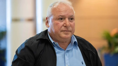 Regional Cooperation Minister Dudi Amsalem arrives for a Likud meeting at the Knesset in Jerusalem, Jan. 8, 2024. Photo by Yonatan Sindel/Flash90.