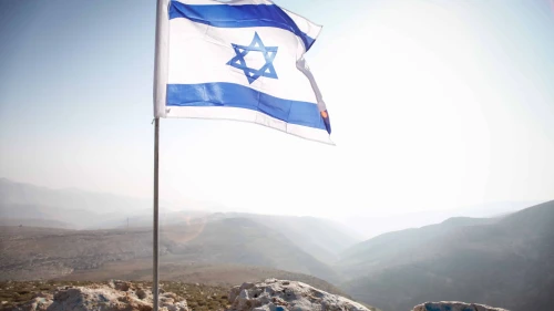 Flag in Ma'ale Efraim