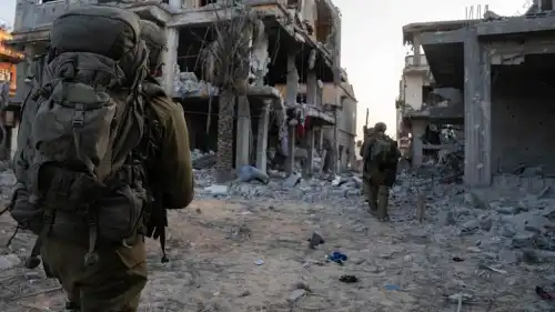Israeli forces conducting ground operations in the Gaza Strip, Nov. 7, 2023. Credit: IDF.