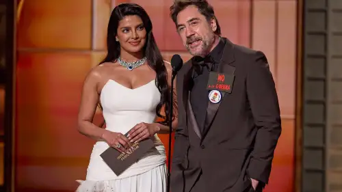 Priyanka Chopra Jonas and Javier Bardem