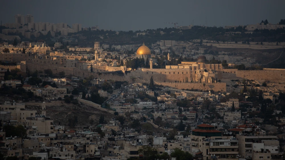 View of the Old City of Jerusalem, from the Armon Hanatziv boardwalk in Jerusalem, on Nov. 12, 2020. Photo by Hadas Parush/Flash90.