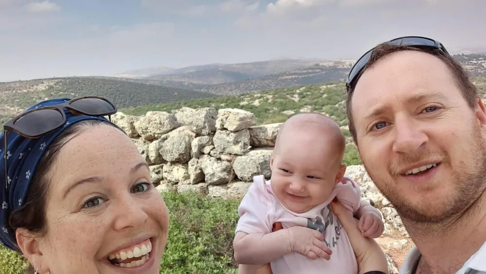 Yitzhak Ovits and his family enjoy life in the Shomron.
