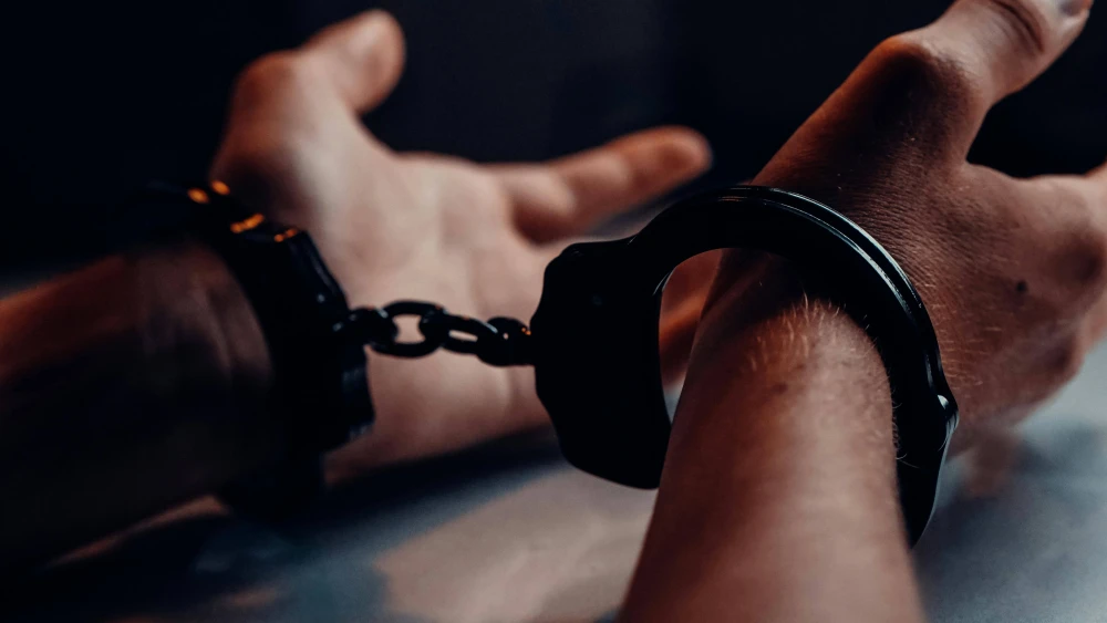 Man in handcuffs