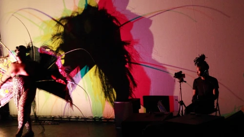 A scene from a work by South African choreographer Robyn Orlin which will be performed as part of this year's Israel Festival. The festival runs from May 20 to June 15. Credit: Courtesy.