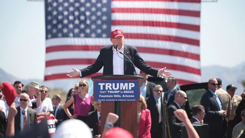 Click photo to download. Caption: Republican presidential nominee Donald Trump. Credit: Gage Skidmore via Wikimedia Commons.