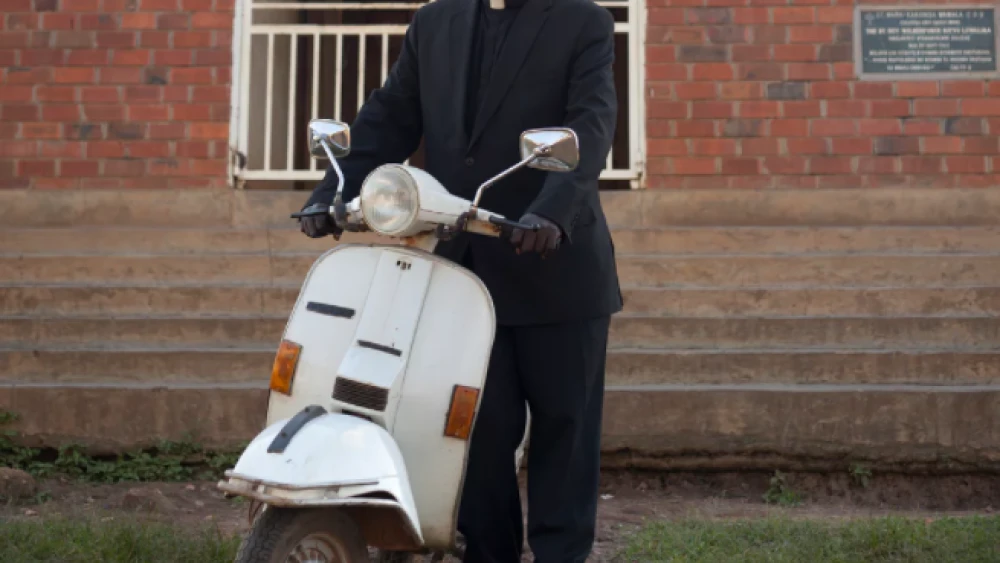 A photo from Ariel Tagar’s “Uganda’s Vespa Club” in the Sony World Photography Awards competition.