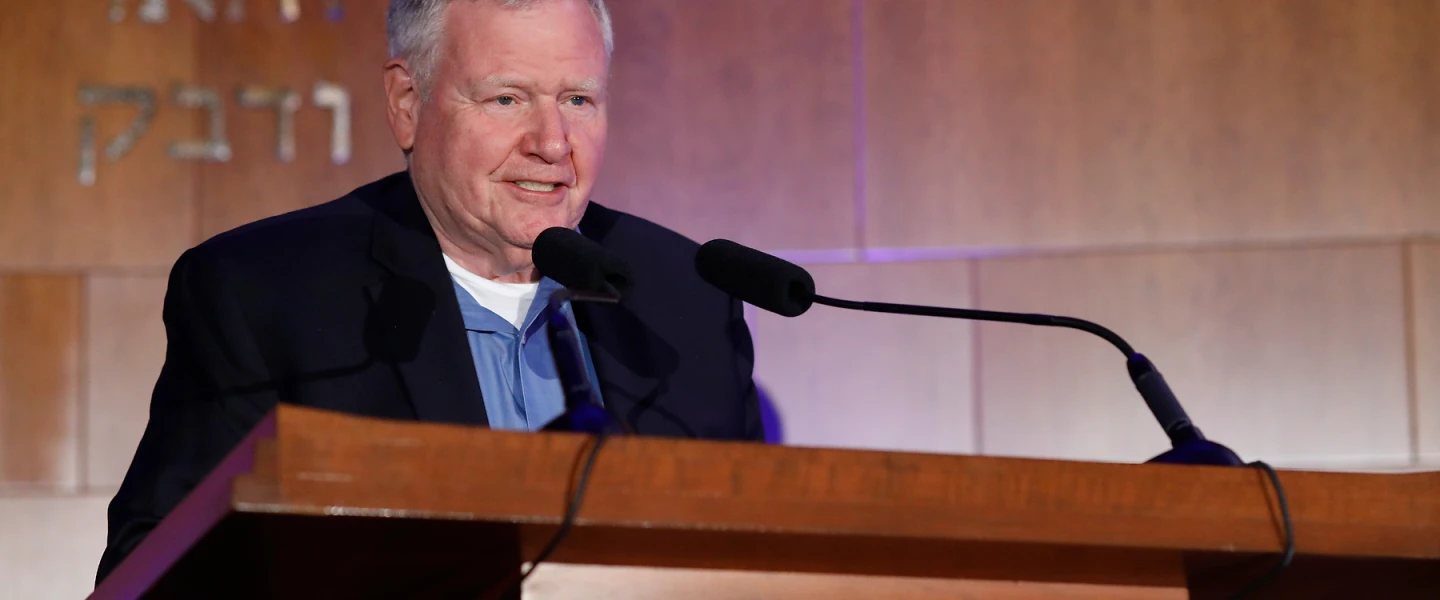 Barry Shrage, president of Combined Jewish Philanthropies in Boston for three decades, now at Brandeis University. Summer 2018. Credit: CJP.
