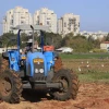 Farmers work the fields of Moshav Nehalim, south of Petach Tikvah, Dec. 27, 2020. Photo by Eitan Elhadez-Barak/TPS.
