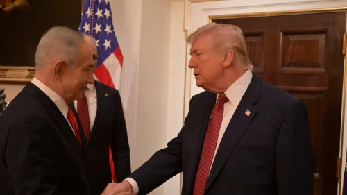 U.S. President Donald Trump meets with Israeli Prime Minister Benjamin Netanyahu at the White House, Feb. 11, 2026. Photo: Israeli Prime Minister's Office