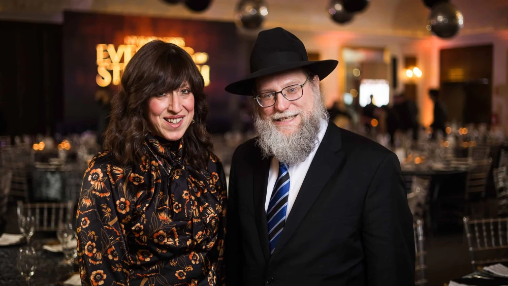 Rabbi Tuvya and Sara Fried were honored by NCSY. Credit: Courtesy of the Orthodox Union.
