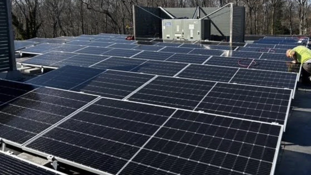 Solar panels installed with support from the Jewish Solar Challenge